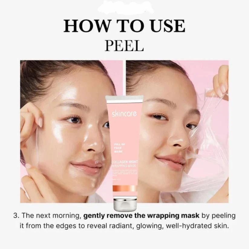 Korean Collagen Night Wrapping Peel Off Mask (Pack of 1)